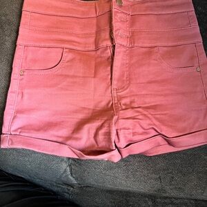 High waisted shorts